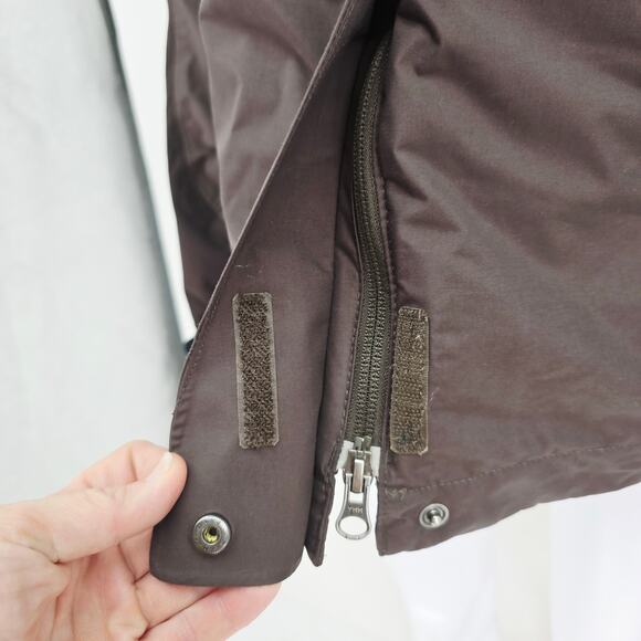 L.L. Bean Women's Nylon Coat Brown M - Picture 5 of 12